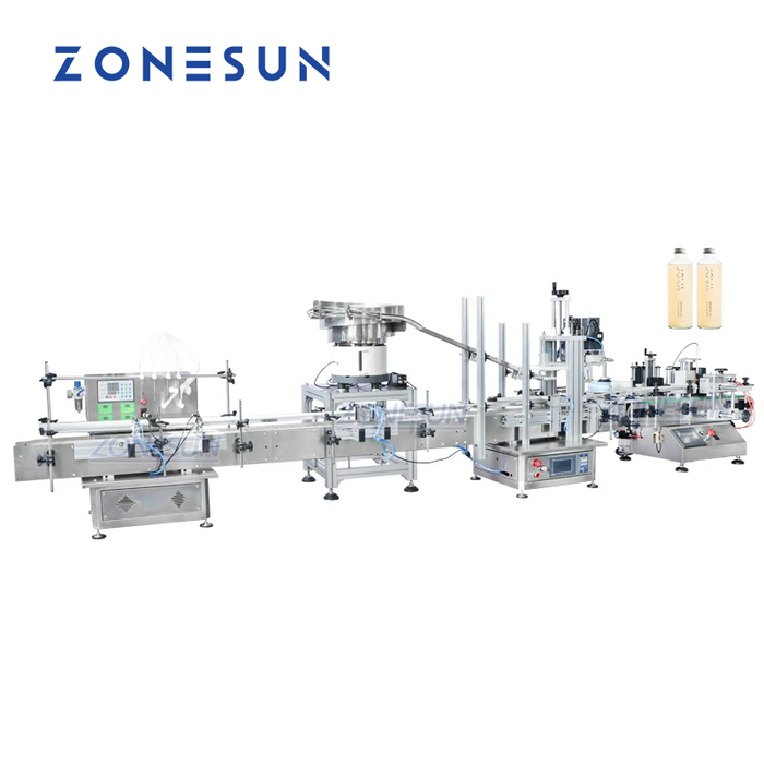ZONESUN ZS-FAL180C5 Desktop Liquid Filling Capping Labeling Machine