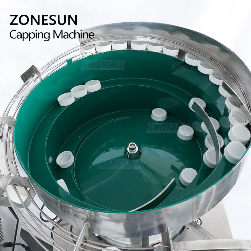 ZONESUN ZS-XG16V Automatic Capping Machine with Vibratory Cap Feeder