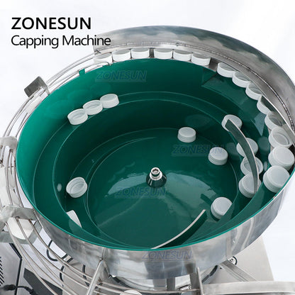 ZONESUN ZS-XG16V Automatic Capping Machine with Vibratory Cap Feeder