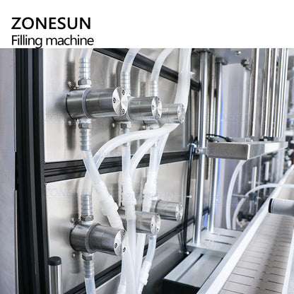 ZONESUN ZS-VTMP80D 6-Head Magnetic Pump Liquid Filling Machine
