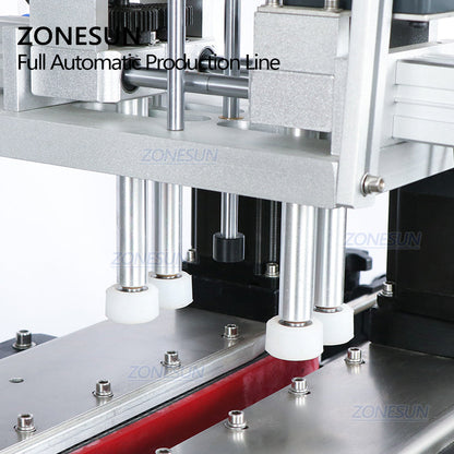 ZS-FAL180R4 Piston Filling Capping Labeling Line with U Conveyor