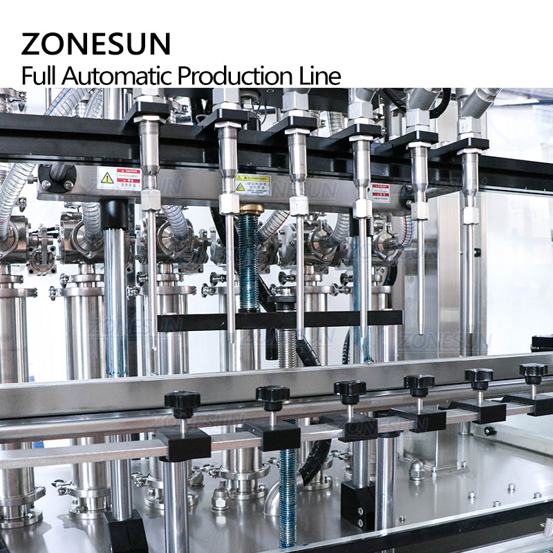 ZONESUN Explosion-Proof Servo Filling Capping Labeling Production Line