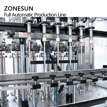 ZONESUN Explosion-Proof Servo Filling Capping Labeling Production Line