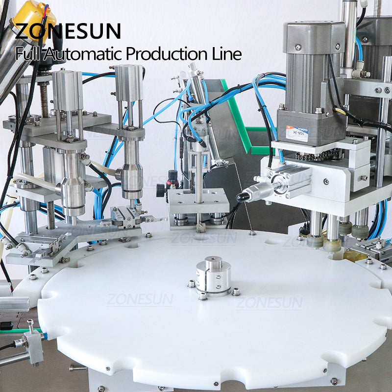 ZONESUN Small Vial Liquid Filling & Capping Automatic Production Line