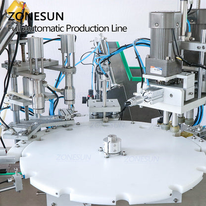 ZONESUN Small Vial Liquid Filling & Capping Automatic Production Line