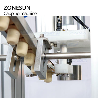 ZONESUN ZS-XG16D1 Auto Wine Bottle Cork Pressing Machine with Feeder
