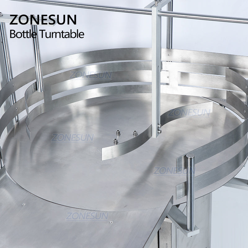ZONESUN ZS-LP600Z Tabletop Rotary Bottle Unscrambler for Filling Lines