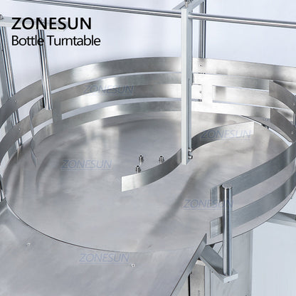 ZONESUN ZS-LP600Z Tabletop Rotary Bottle Unscrambler for Filling Lines