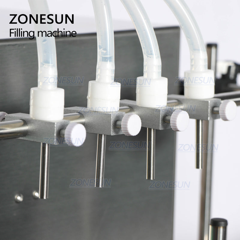 ZONESUN ZS-DTPP4F 4Nozzle Auto Peristaltic Pump Liquid Filling Machine