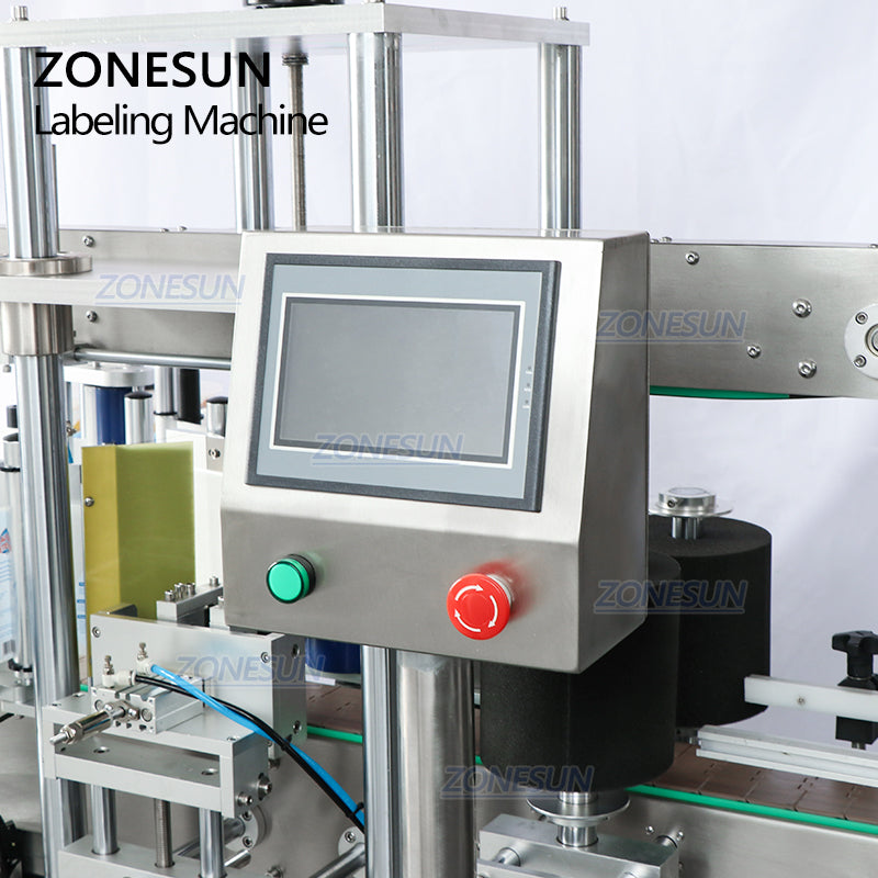 ZONESUN ZS-TB300Z Dual-Side Labeling Machine for Square&Round Bottles