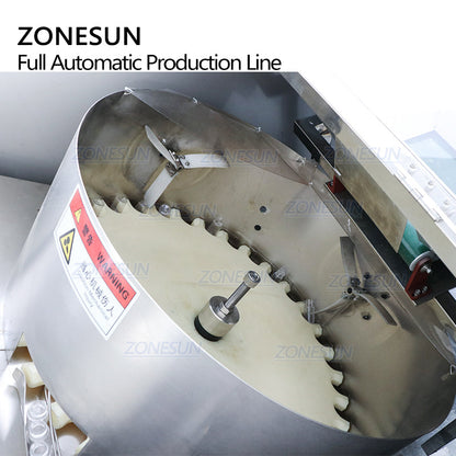 ZONESUN ZS-FAL180R8 Auto Round Bottle Filling Capping Labeling Line