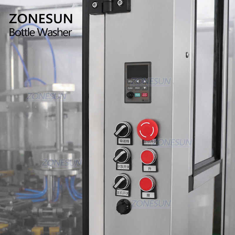 ZONESUN ZS-WB12 Automatic Rotary Bottle Washing Machine
