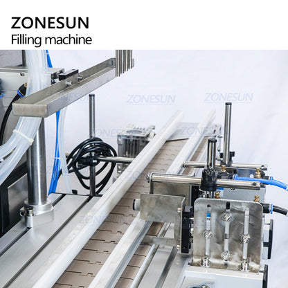 ZONESUN ZS-VTDP40 4-Nozzle High-Flow Diaphragm Liquid Filling Machine
