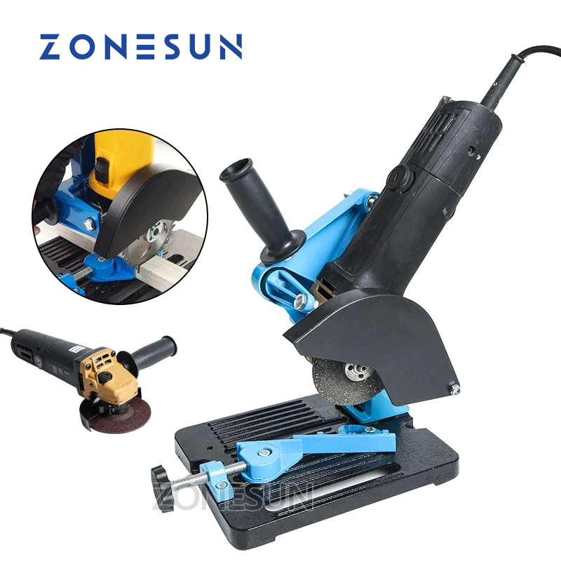ZONESUN 115–125mm Grinder Bracket for Precise Metal Cutting