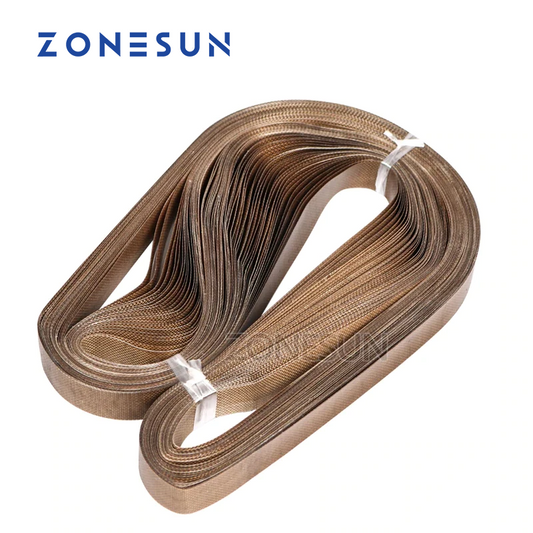 ZONESUN 50pcs Teflon Belt 750×15 mm for FR‑900 / SF‑150 Band Sealers
