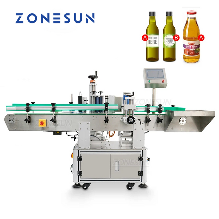 ZONESUN ZS-TB822 Etikettiermaschine für Rundflaschen mit Datumscodierer