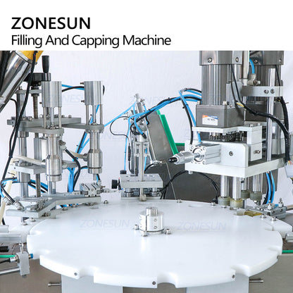 ZONESUN ZS-AFC3 Automatic Vial Filling Capping Machine with Heating