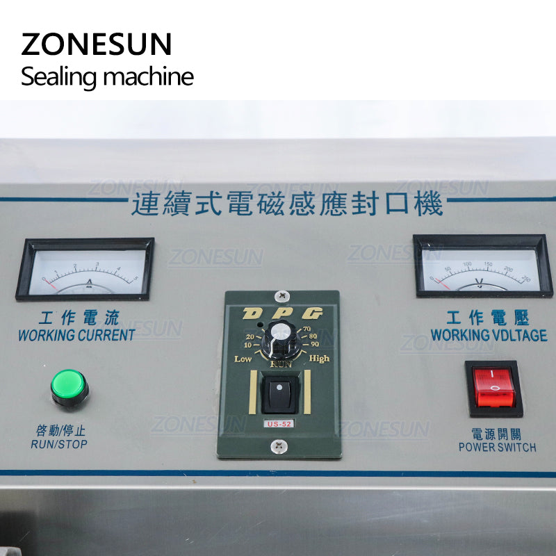 ZONESUN ZS‑FK6000A Air‑Cooled Continuous Induction Sealer