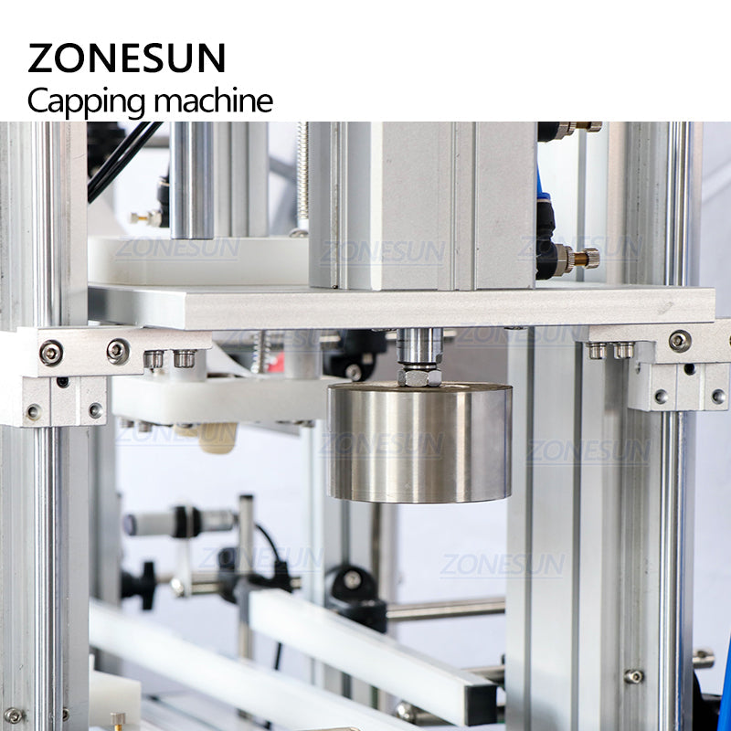 ZONESUN ZS-XG16D1 Auto Wine Bottle Cork Pressing Machine with Feeder