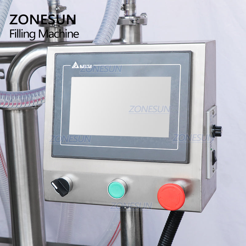 ZONESUN ZS-YT4T-4D 2/4/6 Diving Nozzles Liquid Filling Machine