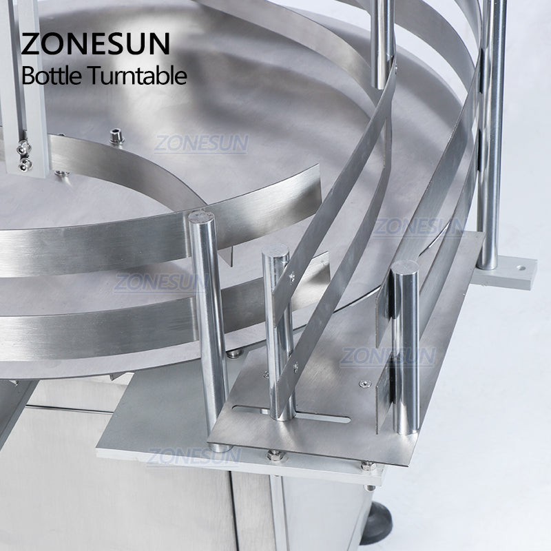 ZONESUN ZS-LP600Z Tabletop Rotary Bottle Unscrambler for Filling Lines