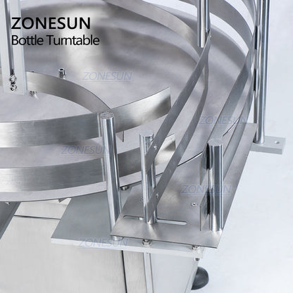 ZONESUN ZS-LP600Z Tabletop Rotary Bottle Unscrambler for Filling Lines