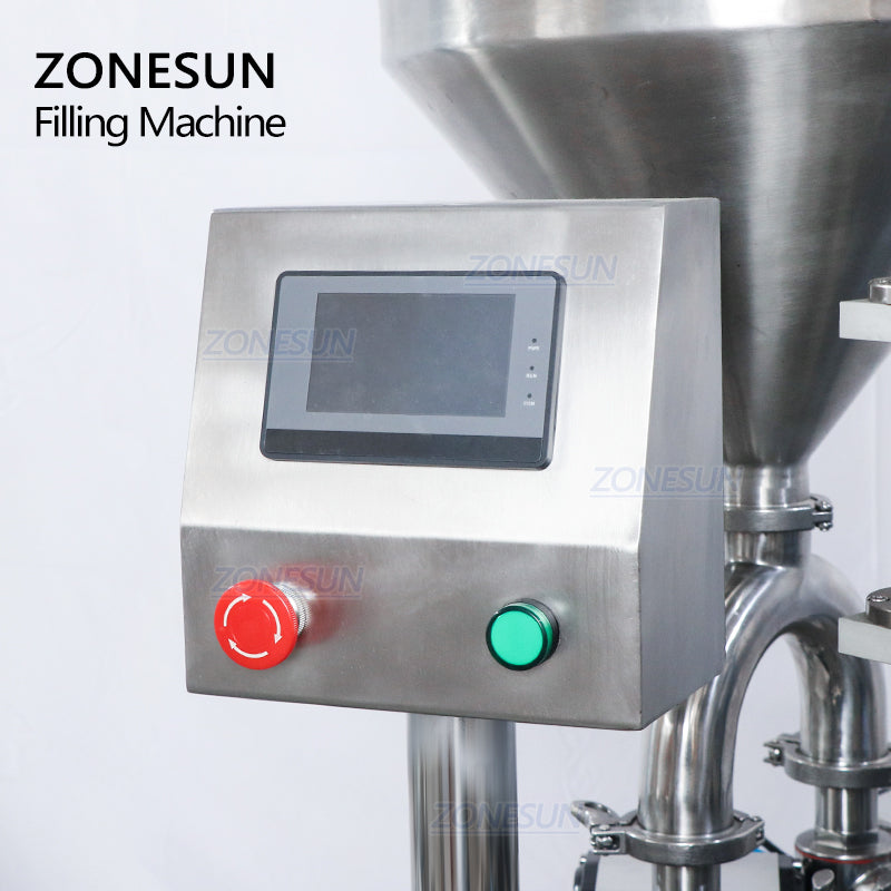 ZONESUN ZS-AFC4 Automatic Paste Filling & Capping Machine