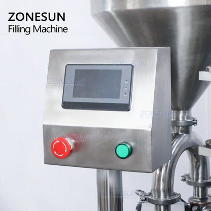 ZONESUN ZS-AFC4 Automatic Paste Filling & Capping Machine