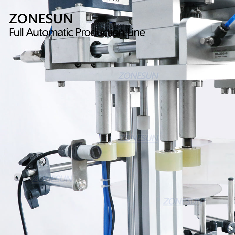 ZONESUN ZS-FAL180C2 Desktop 4-Nozzle Filling Capping Labeling Machine