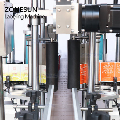 ZONESUN ZS-TB300V Automatic Double Side Square Bottle Labeling Machine