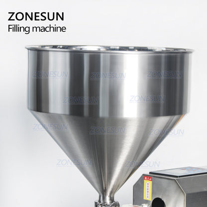 ZONESUN ZS-RPGT900 Rotor Pump Paste Filling Machine for Thick Liquids