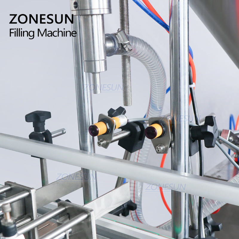 ZONESUN ZS-GY1C Pneumatic Paste & Liquid Filling Machine with Conveyor