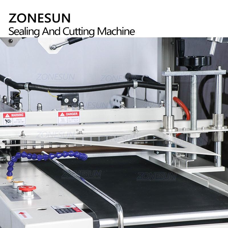 ZONESUN ZS450 Máquina cortadora y selladora de envoltura de película retráctil tipo L