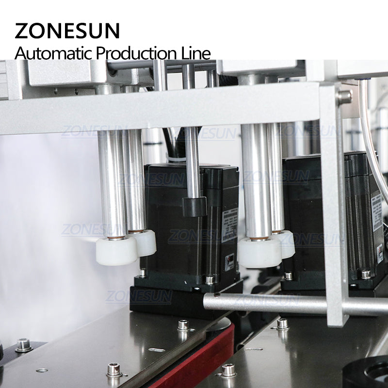 ZONESUN ZS-FAL180R5 Auto Piston Filling Capping Labeling Machine Line