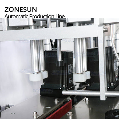 ZONESUN ZS-FAL180R5 Auto Piston Filling Capping Labeling Machine Line