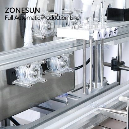 ZONESUN ZS-FAL180C4 Desktop Liquid Filling Capping Labeling Machine