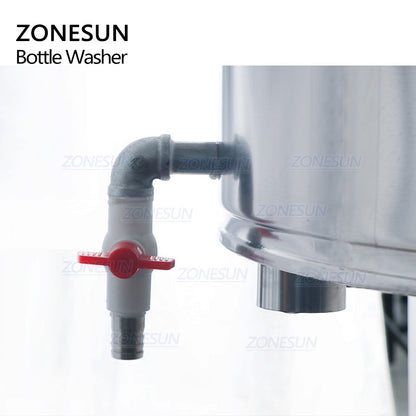 ZONESUN ZS-WB32 Lavabottiglie semiautomatica rotativa piccola