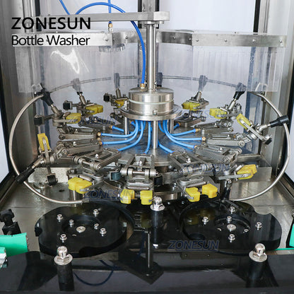 ZONESUN ZS-WB12 Automatic Rotary Bottle Washing Machine