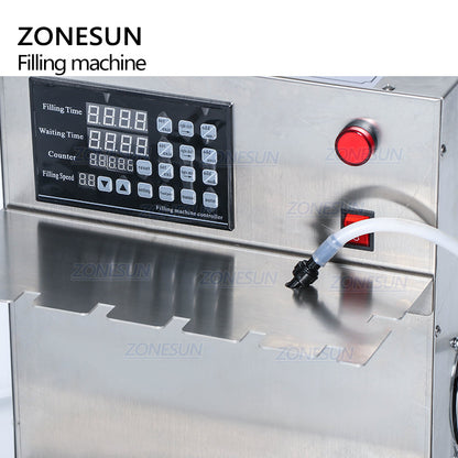 ZONESUN Spout Pouch Diaphragm Pump Automatic Liquid Filling Machine