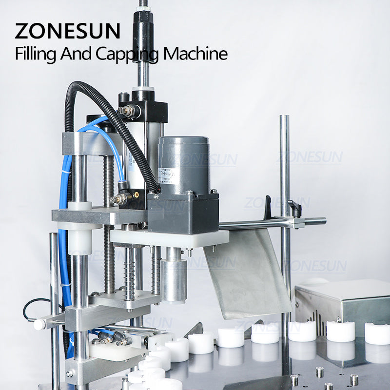 ZONESUN ZS-AFC1M Magnetic Pump Vial Liquid Filling Capping Machine