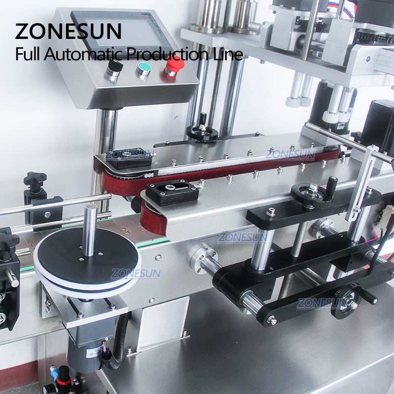 ZONESUN 6‑Nozzles Automatic Liquid Filling Capping Labeling Machine