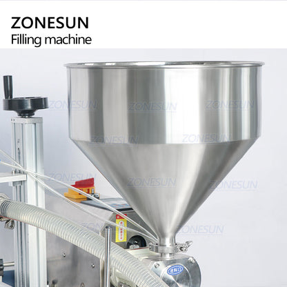 ZONESUN ZS-DTGT900 Tabletop Rotor Pump Paste Liquid Filling Machine