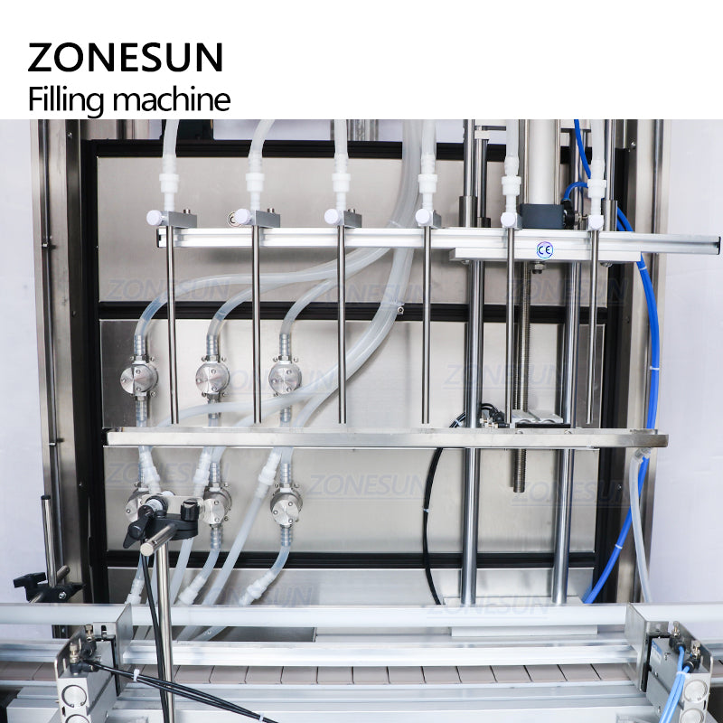 ZONESUN ZS-VTMP80D 6-Head Magnetic Pump Liquid Filling Machine