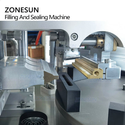 ZONESUN ZS-FS50U Auto 4-Head Ceramic Pump Tube Filling Sealing Machine