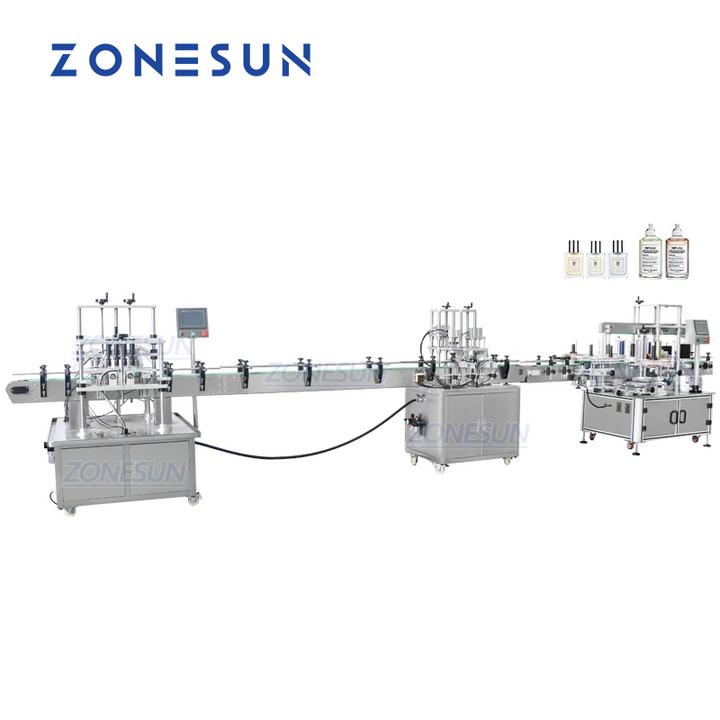 ZONESUN ZS-FAL180X1 Máquina automática de etiquetado de botellas redondas y cuadradas para llenado de líquidos al vacío