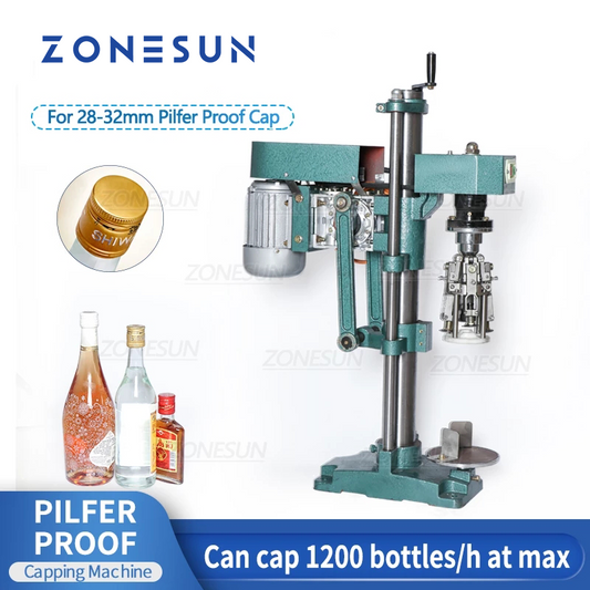 Zonesun ZS-XG60 Semi-automatic Pilfer Proof Capping Machine