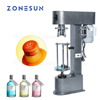 ZONESUN ZS-XG50D Automatic Pilfer Proof Bottle Capper for 20–40mm Caps