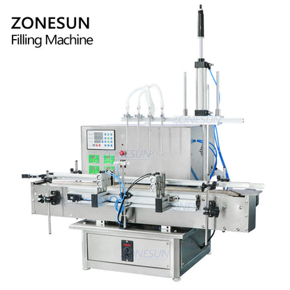 ZONESUN ZS-DTPP4D 4-Diving Nozzle Peristaltic Pump Liquid Filler