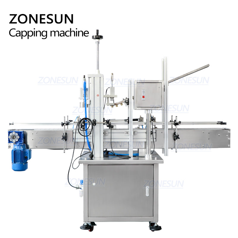ZONESUN ZS-XG16D1 Auto Wine Bottle Cork Pressing Machine with Feeder