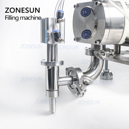 ZONESUN ZS-RPGT900 Rotor Pump Paste Filling Machine for Thick Liquids